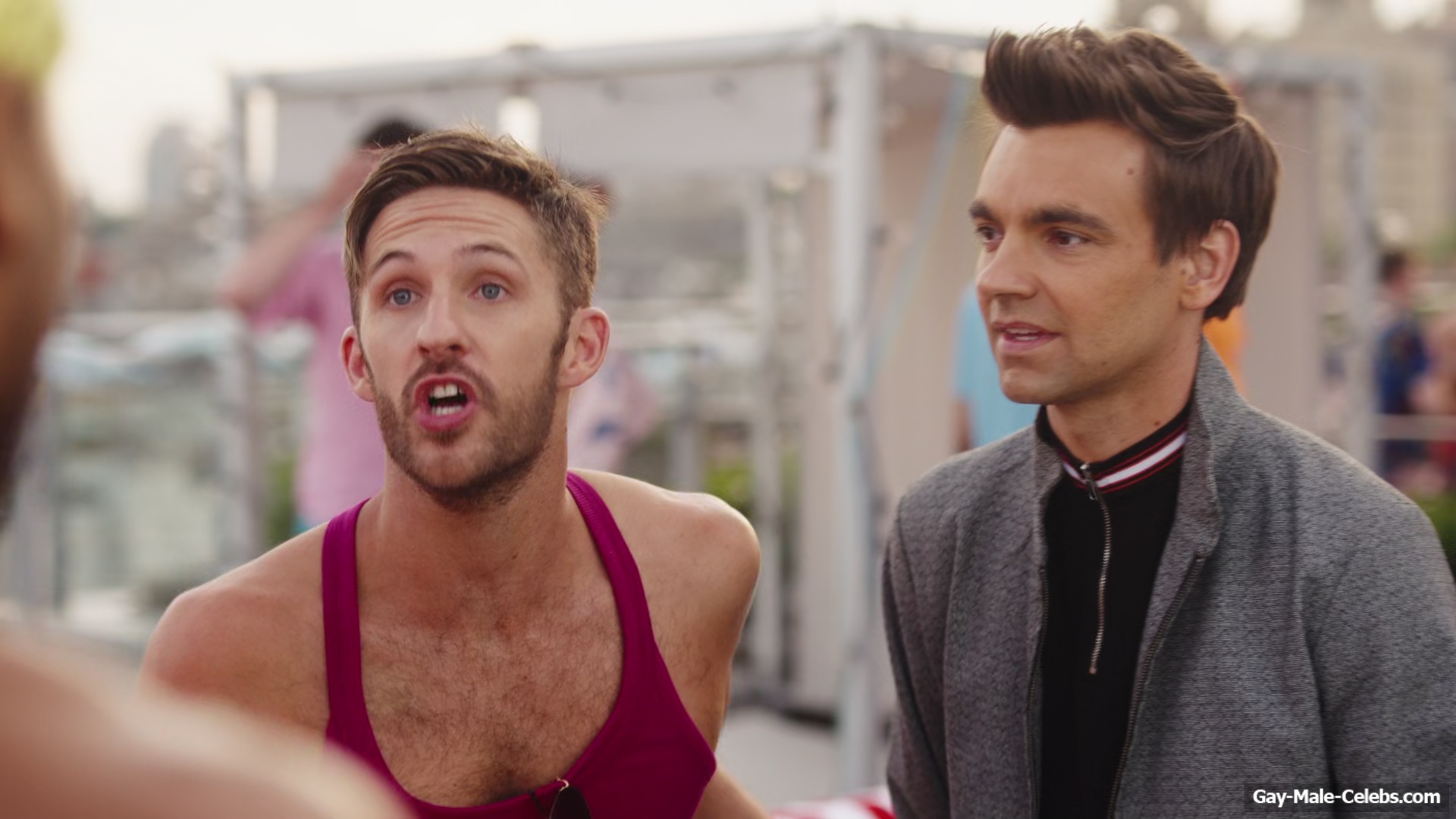 Drew Tarver And Other Nude Bulge in The Other Two