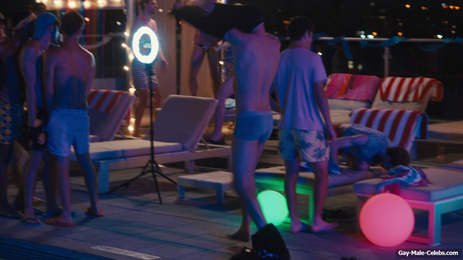 Drew Tarver And Other Nude Bulge in The Other Two