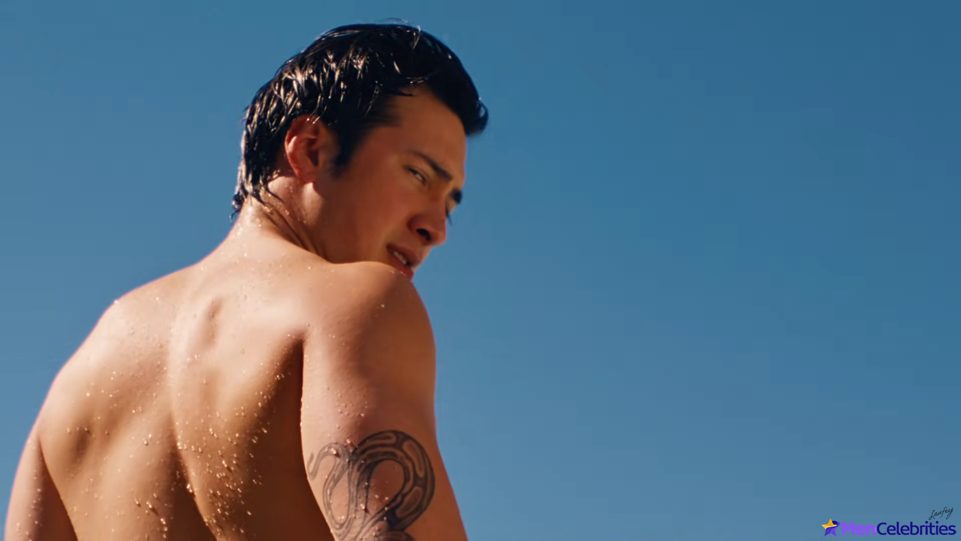 Hudson Williams shirtless for Madwoman Video