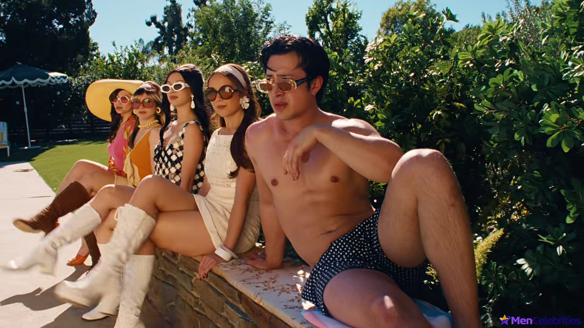 Hudson Williams shirtless for Madwoman Video