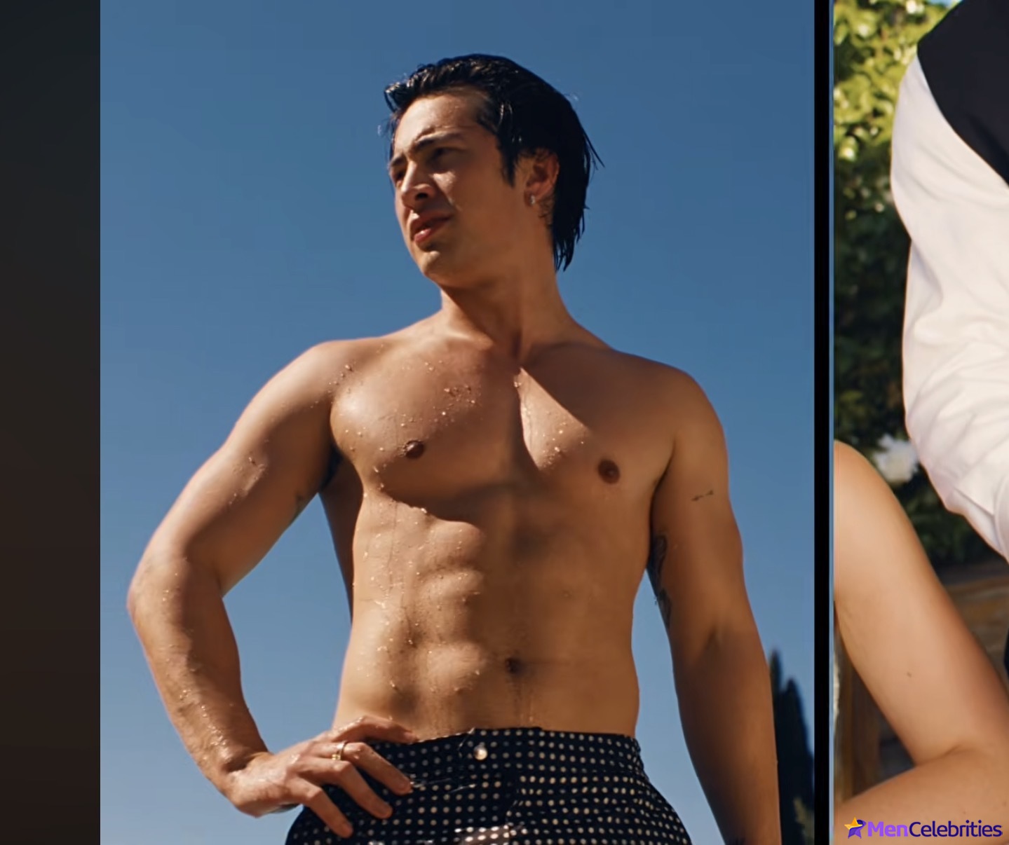 Hudson Williams shirtless for Madwoman Video