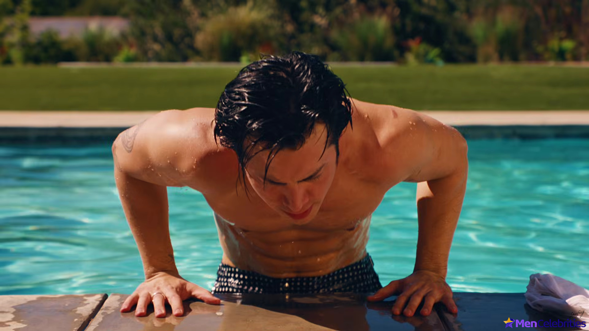 Hudson Williams shirtless for Madwoman Video