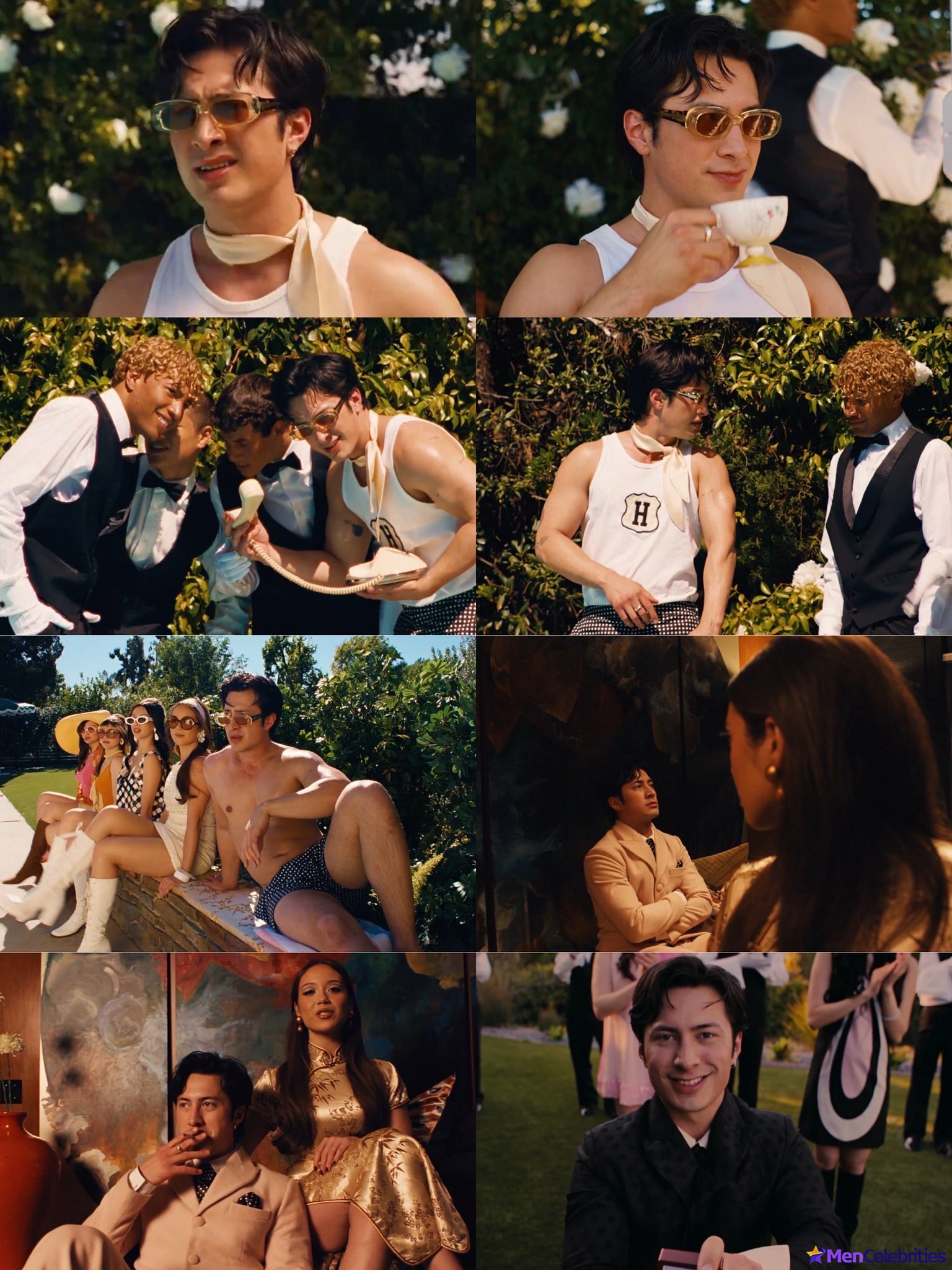 Hudson Williams shirtless for Madwoman Video