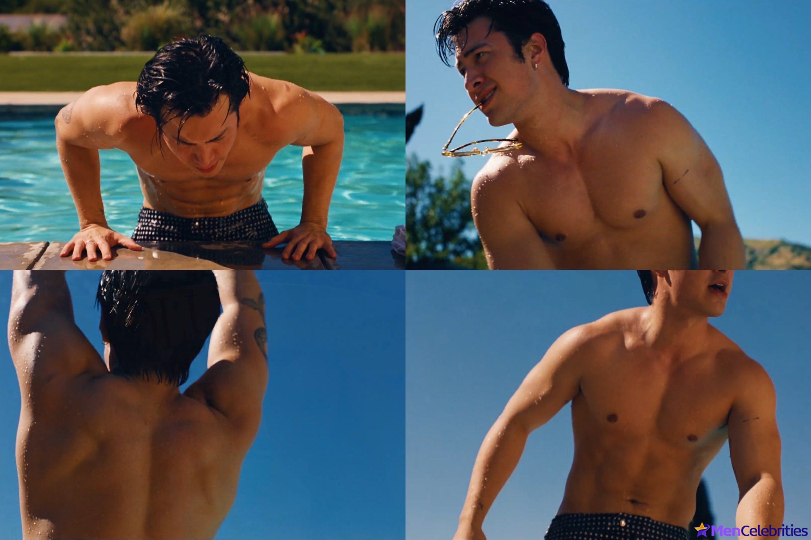 Hudson Williams shirtless for Madwoman Video