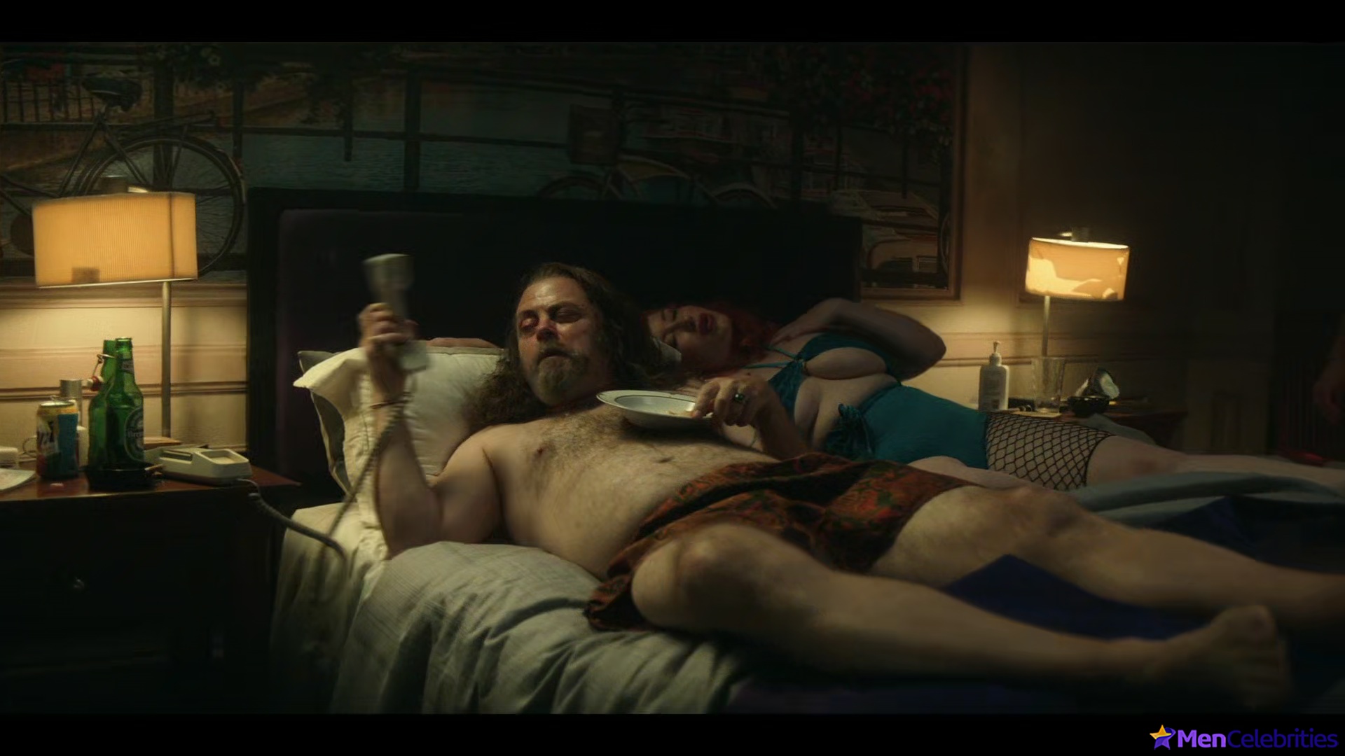 Nick Offerman nude cock and gay sex scenes