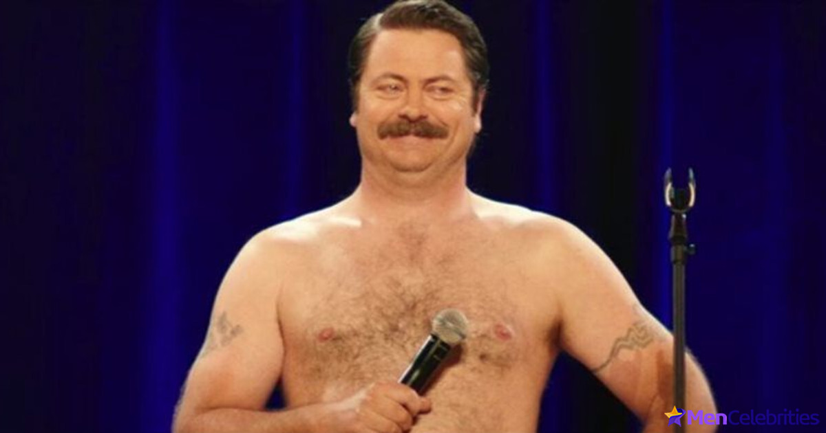 Nick Offerman nude and sexy pics