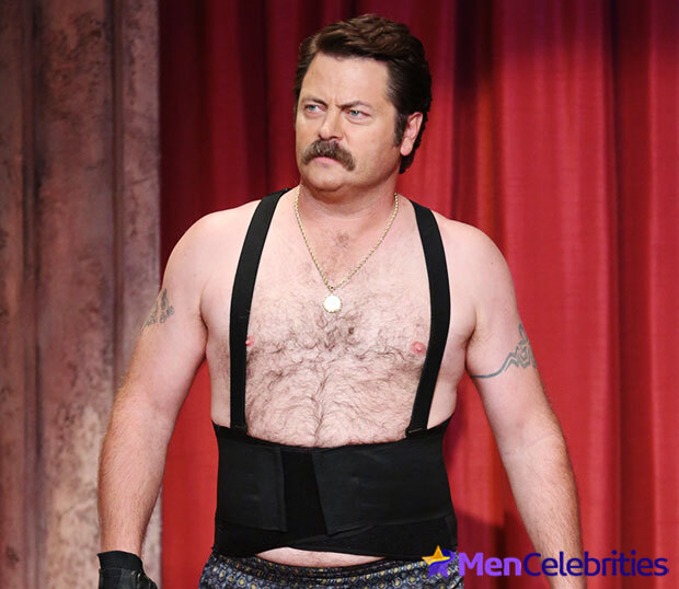 Nick Offerman nude and sexy pics