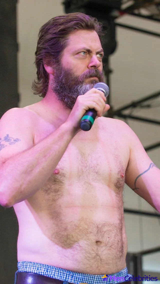 Nick Offerman nude and sexy pics