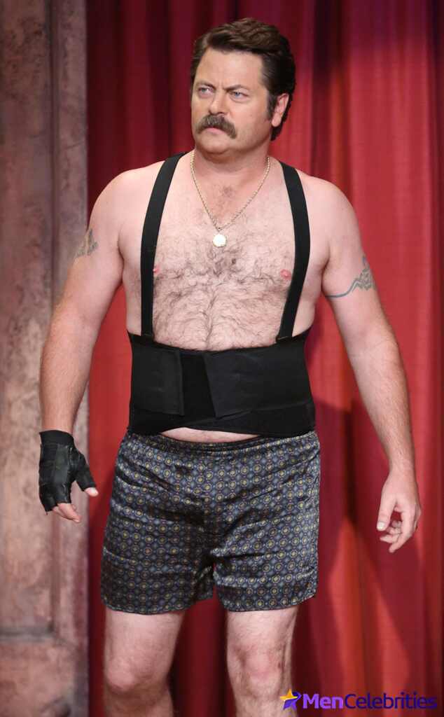 Nick Offerman nude and sexy pics