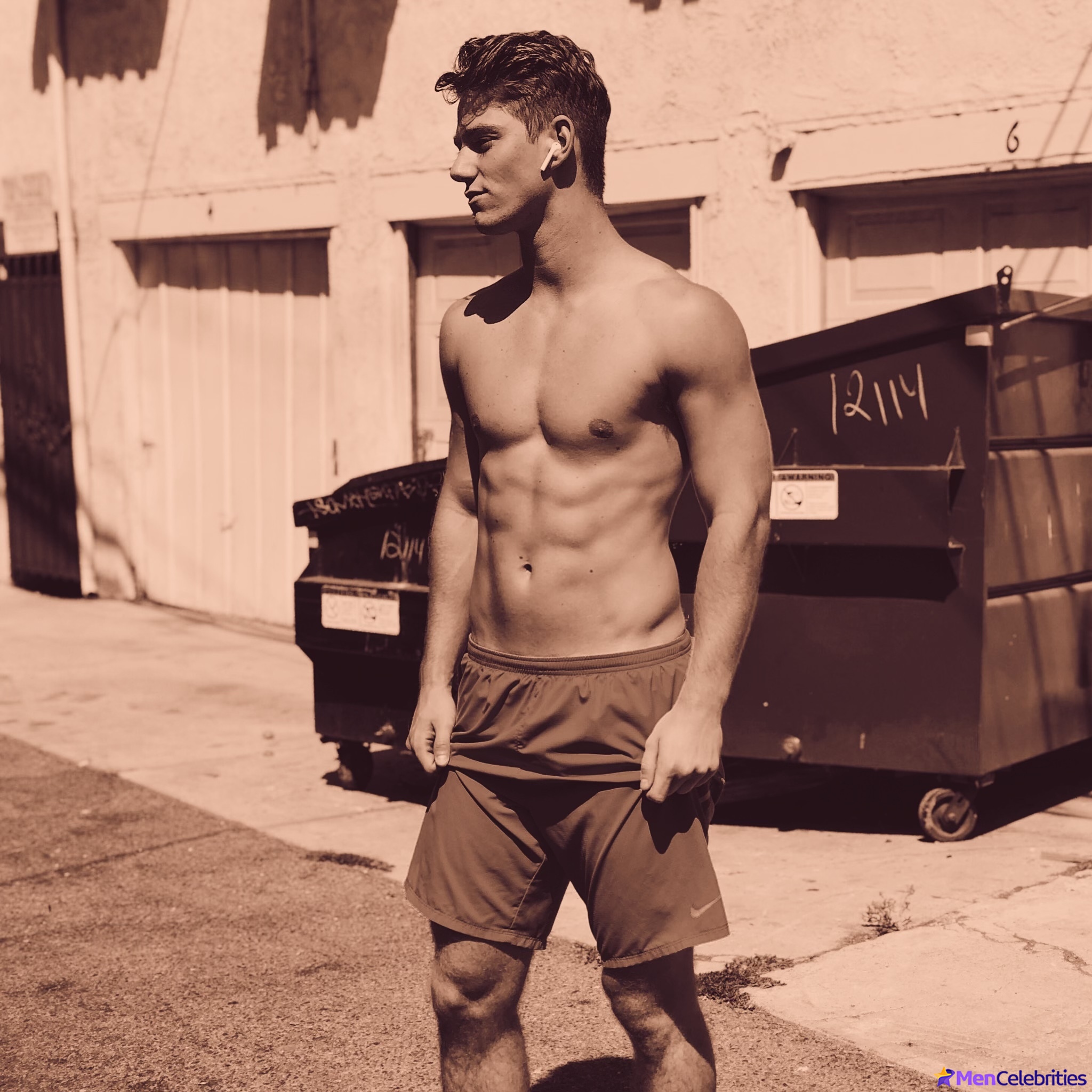 Nico Greetham shirtless and bulge pics