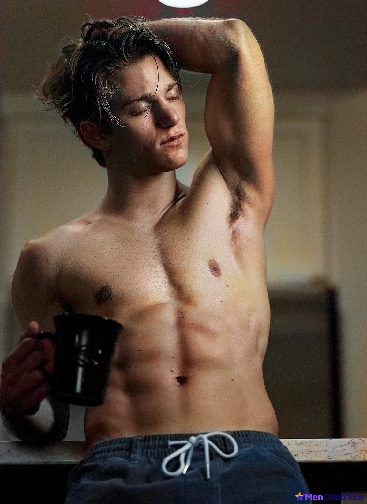 Nico Greetham shirtless and bulge pics