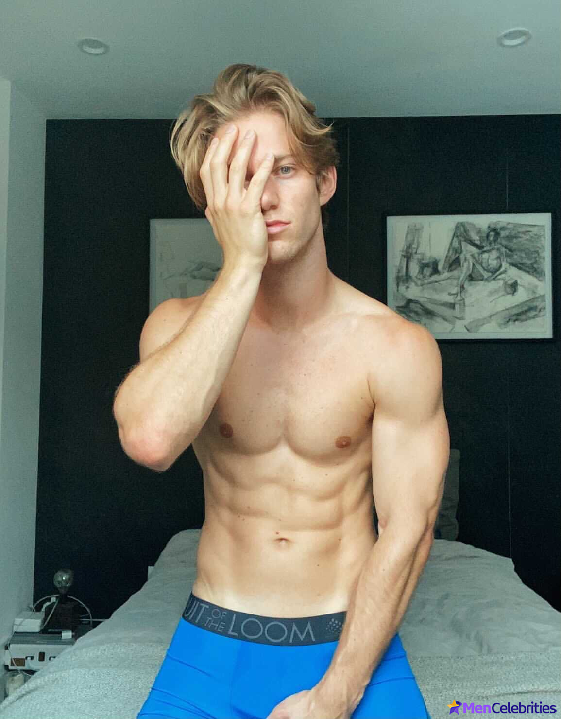Nico Greetham shirtless and bulge pics