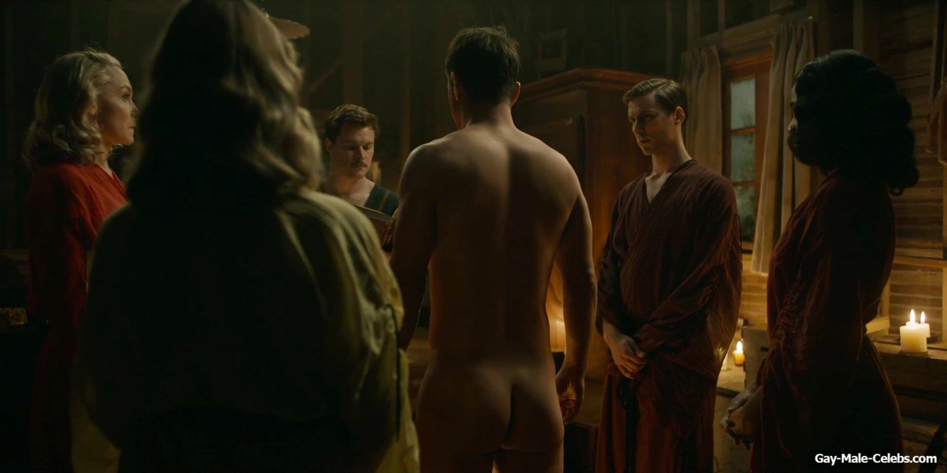 Rupert Friend nude sex scenes in Strange Angel