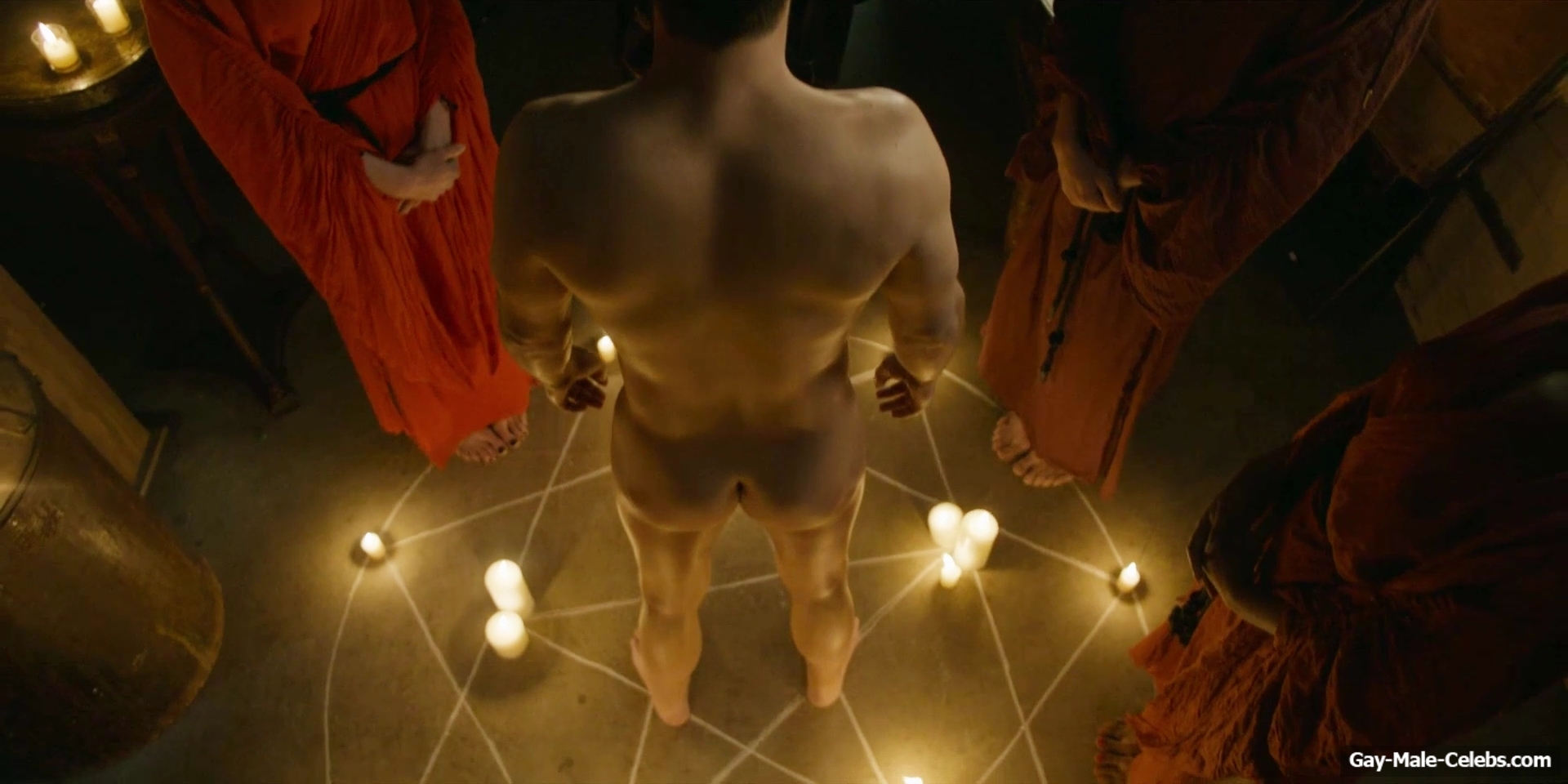 Rupert Friend nudity