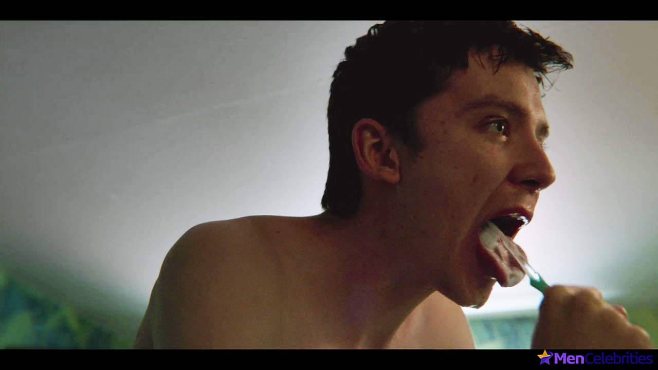 Asa Butterfield blowjob video