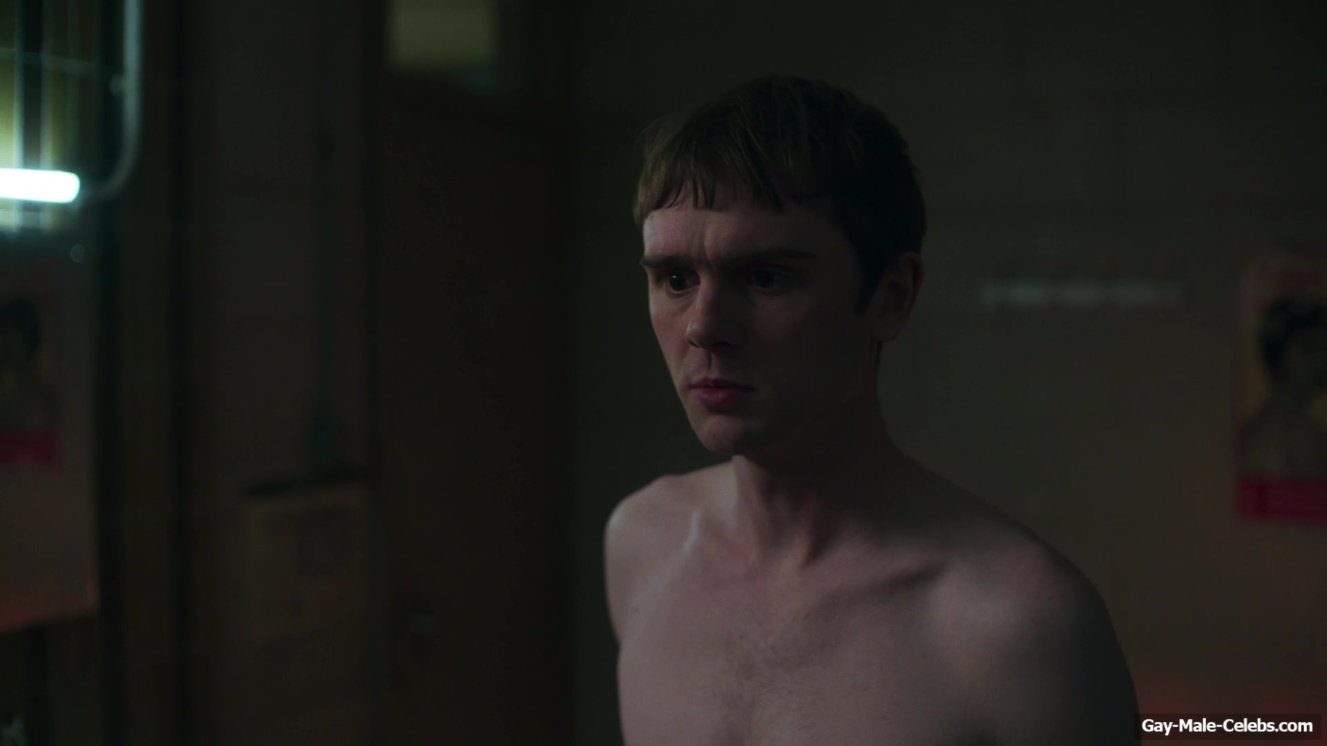 Bilal Hasna and Mitchell Robertson gay scenes in Half Man