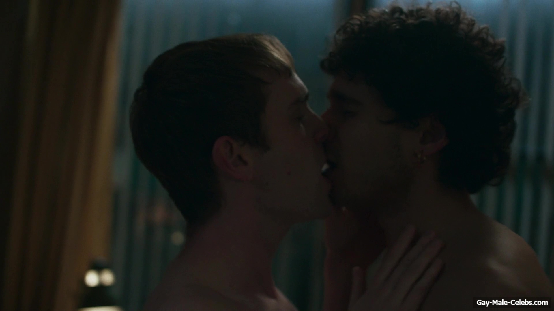 Bilal Hasna and Mitchell Robertson gay scenes in Half Man