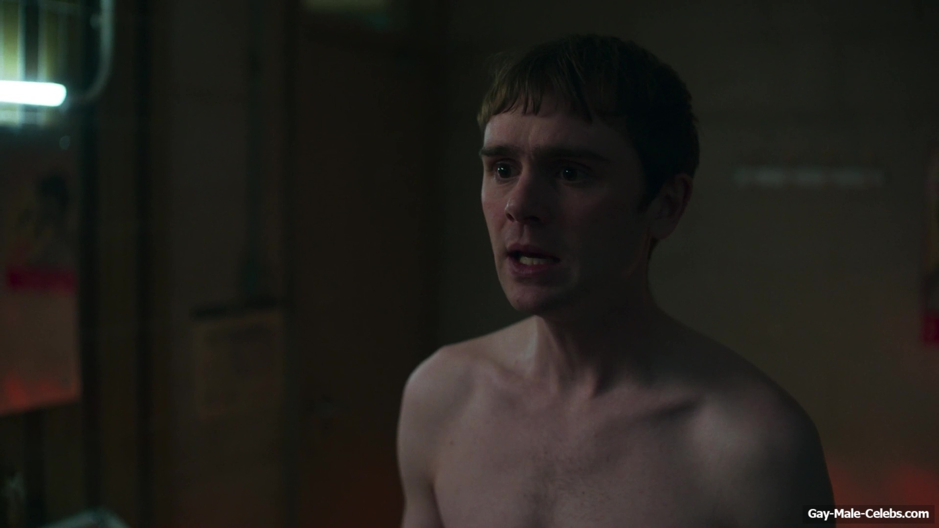 Bilal Hasna and Mitchell Robertson gay scenes in Half Man