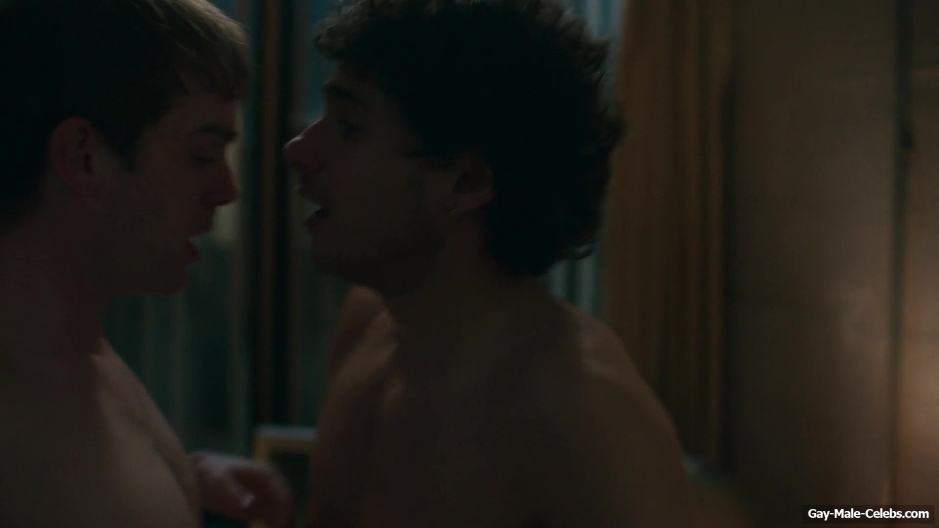 Bilal Hasna and Mitchell Robertson gay scenes in Half Man