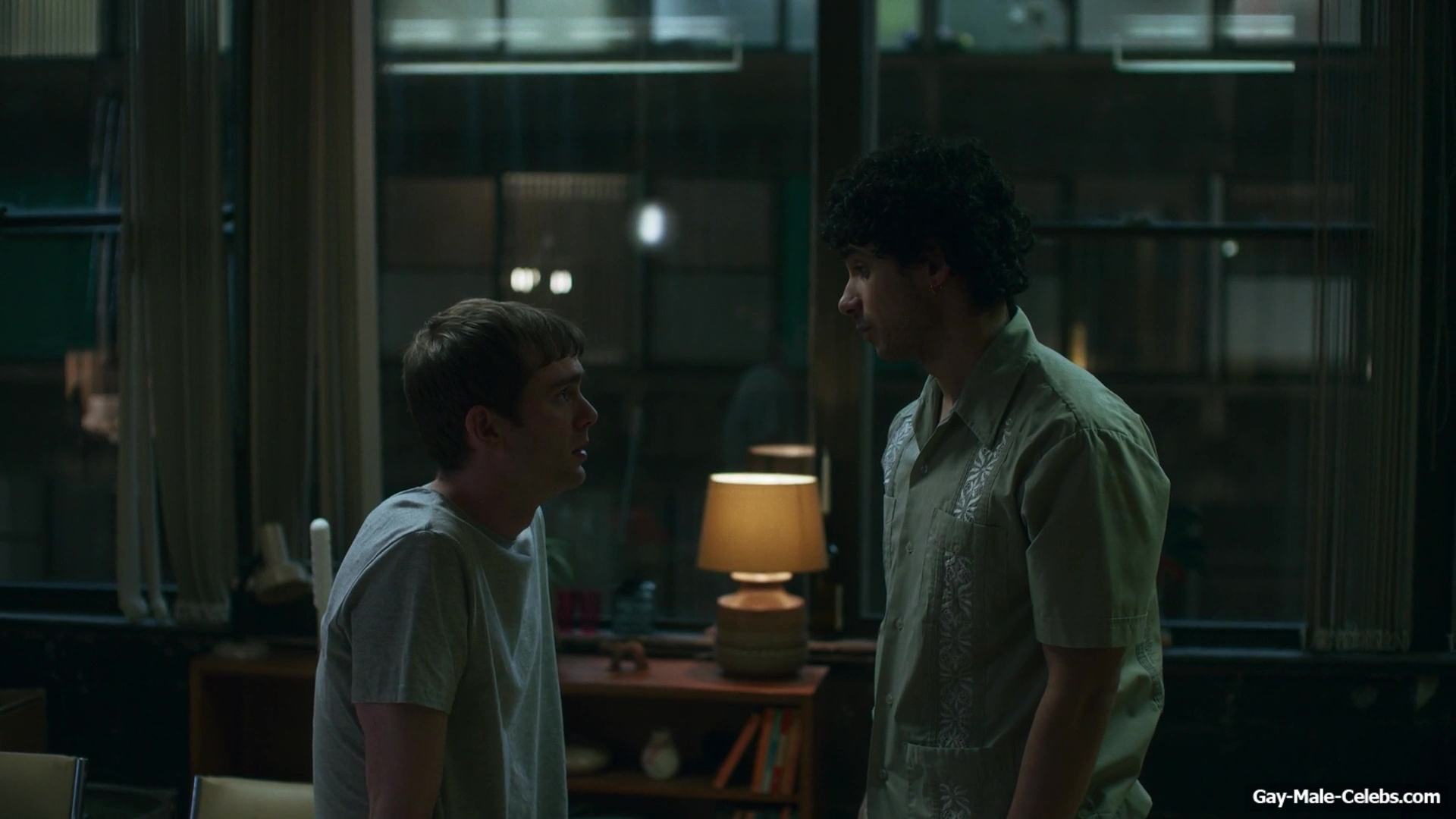 Bilal Hasna and Mitchell Robertson gay scenes in Half Man