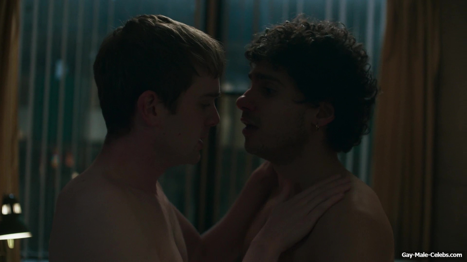Bilal Hasna and Mitchell Robertson gay scenes in Half Man