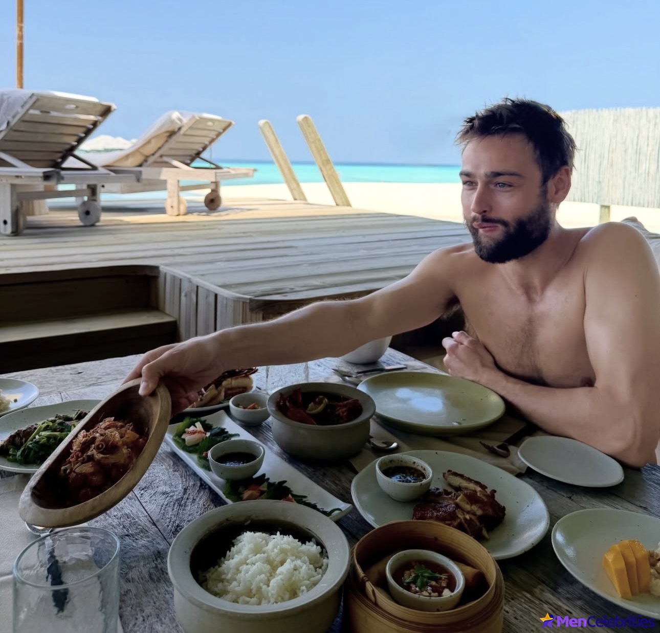 Douglas Booth shirtless and sexy photos