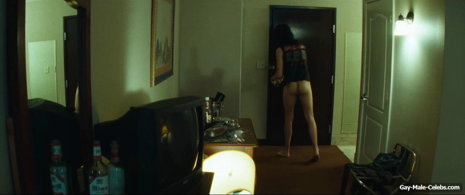 Douglas Booth nude ass in The Dirt