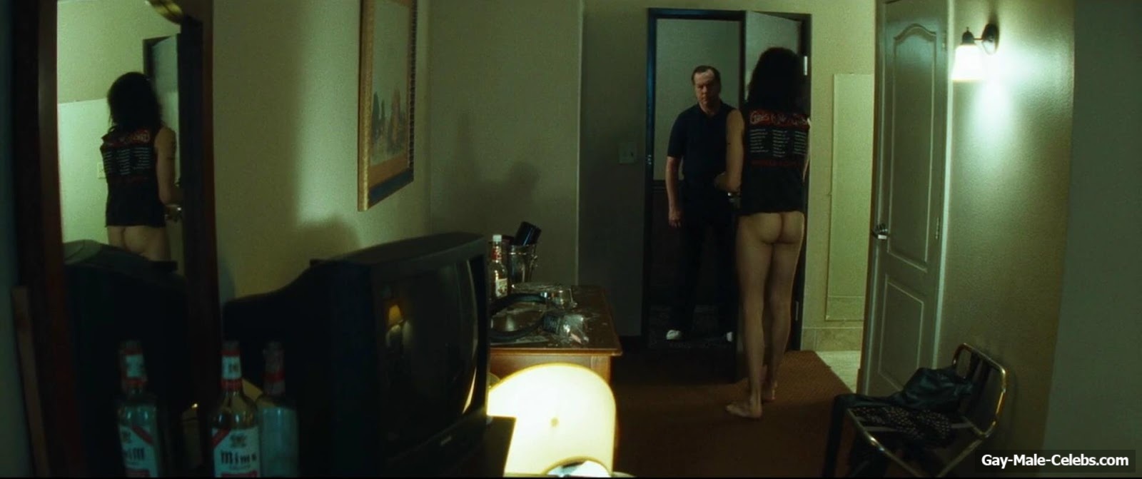 Douglas Booth nude ass in The Dirt