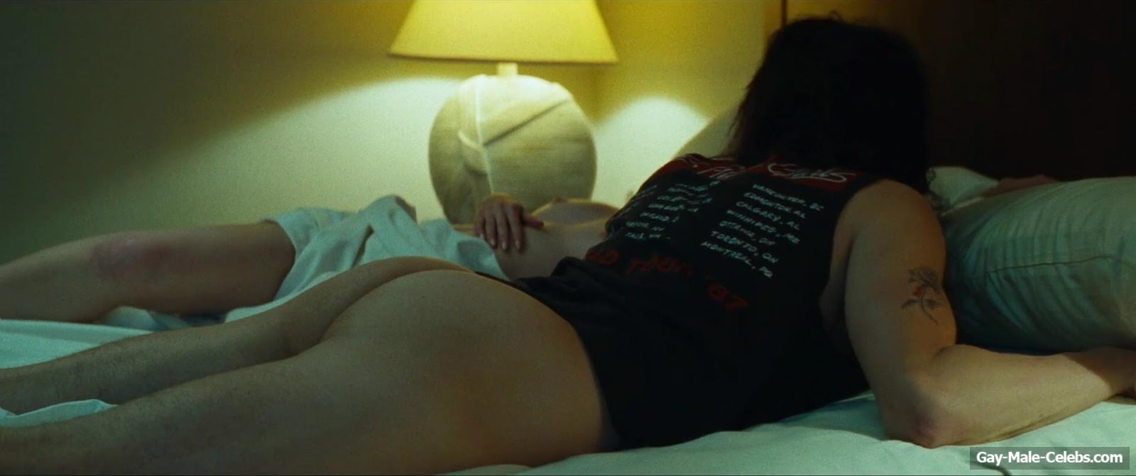 Douglas Booth nude ass in The Dirt
