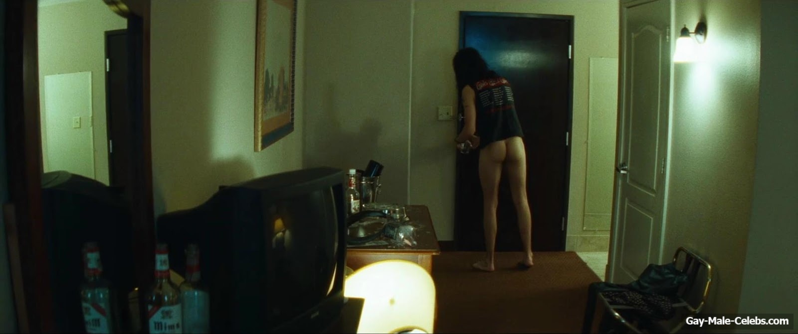 Douglas Booth nude ass in The Dirt