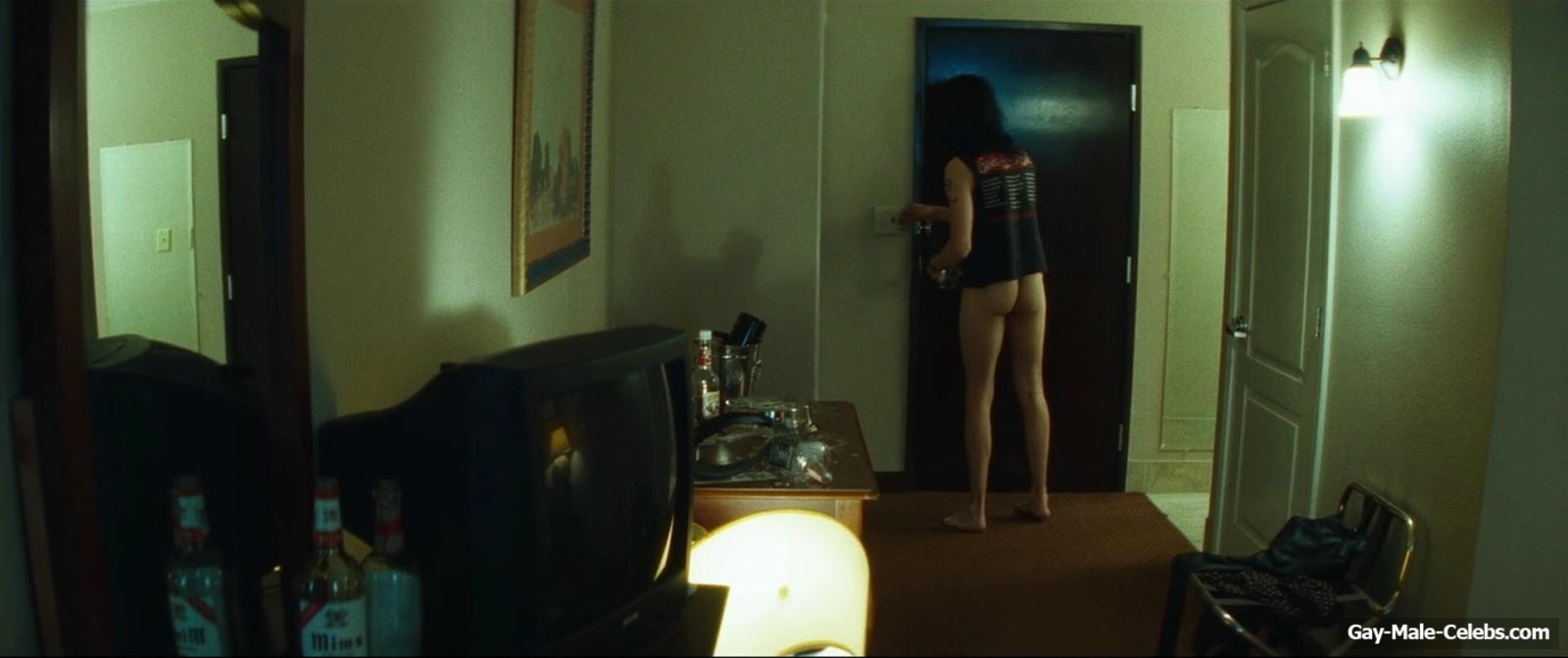Douglas Booth nude ass in The Dirt