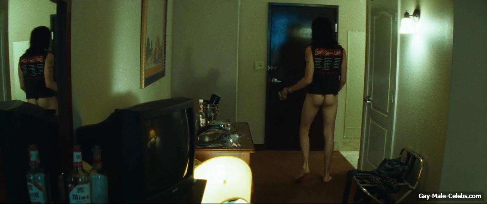 Douglas Booth nude ass in The Dirt