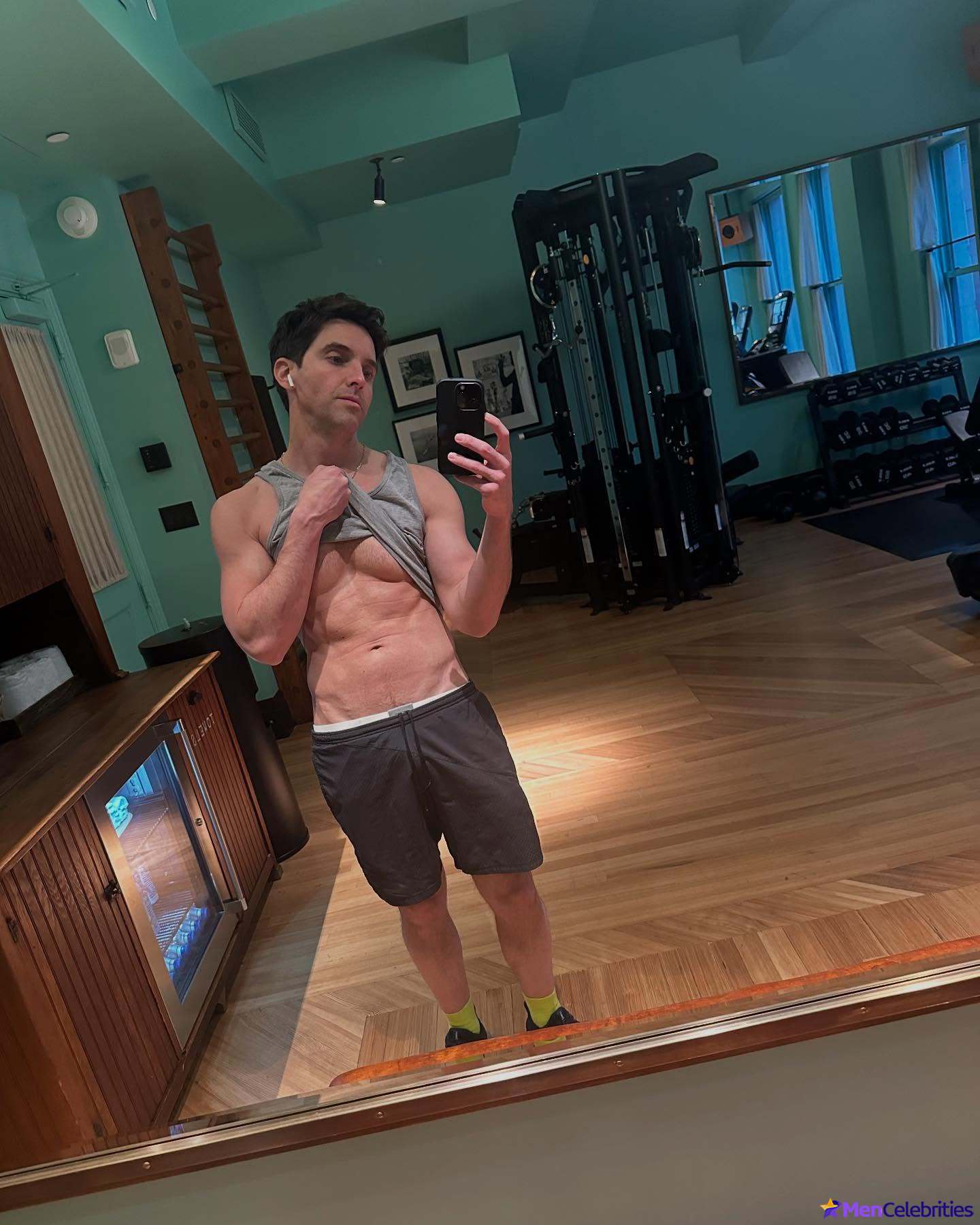 Paul W Downs shirtless