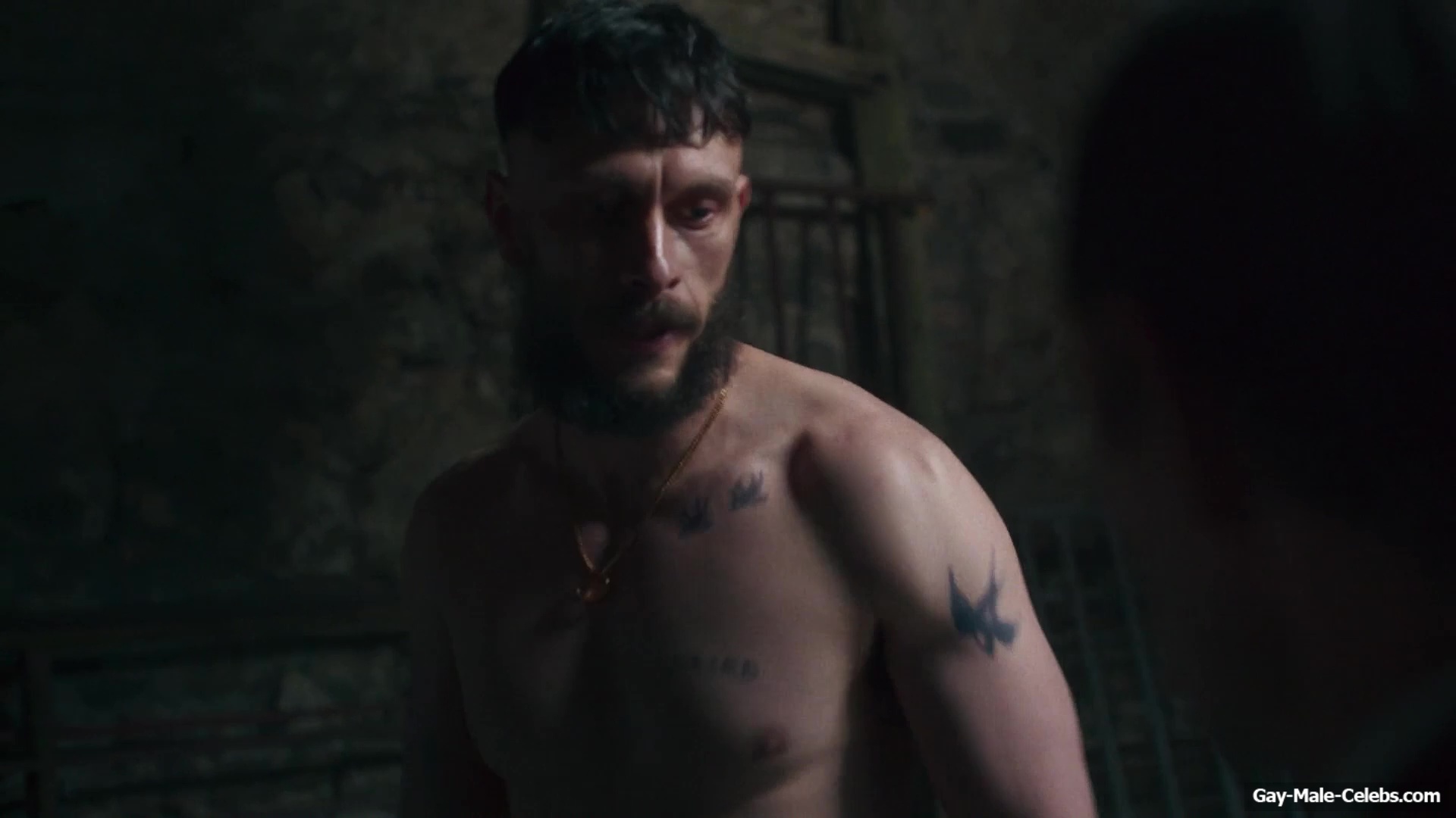 Richard Gadd shirtless in Half Man 2026