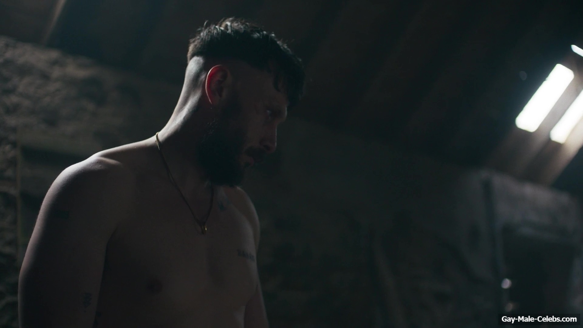 Richard Gadd shirtless in Half Man 2026