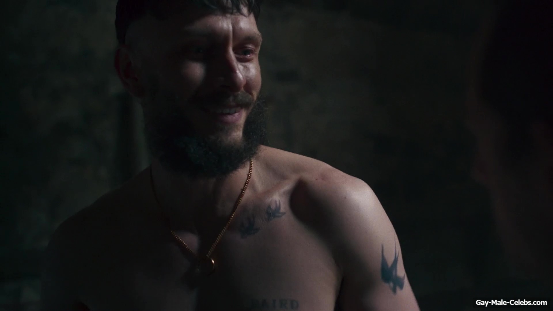 Richard Gadd shirtless in Half Man 2026