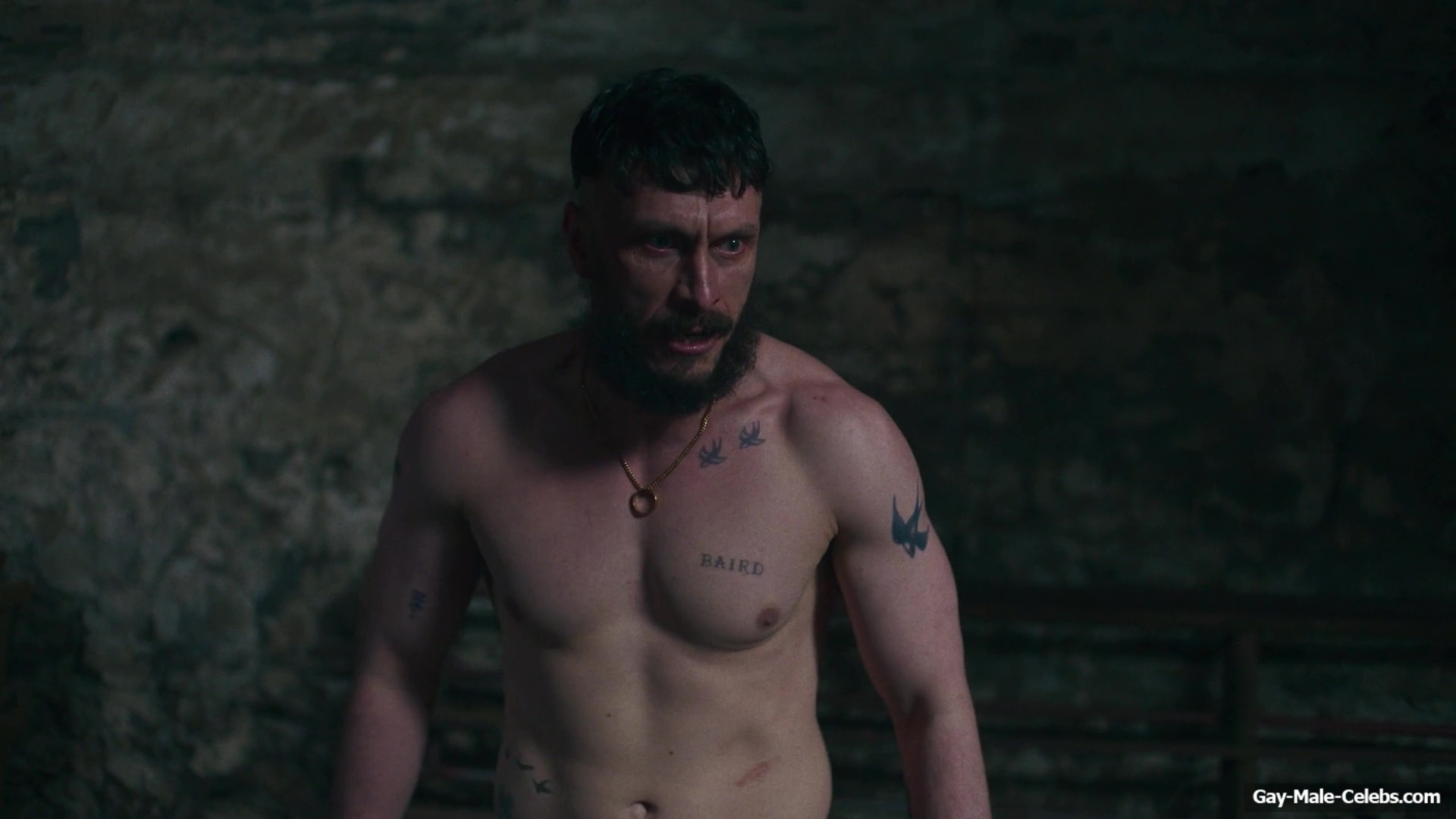 Richard Gadd shirtless in Half Man 2026