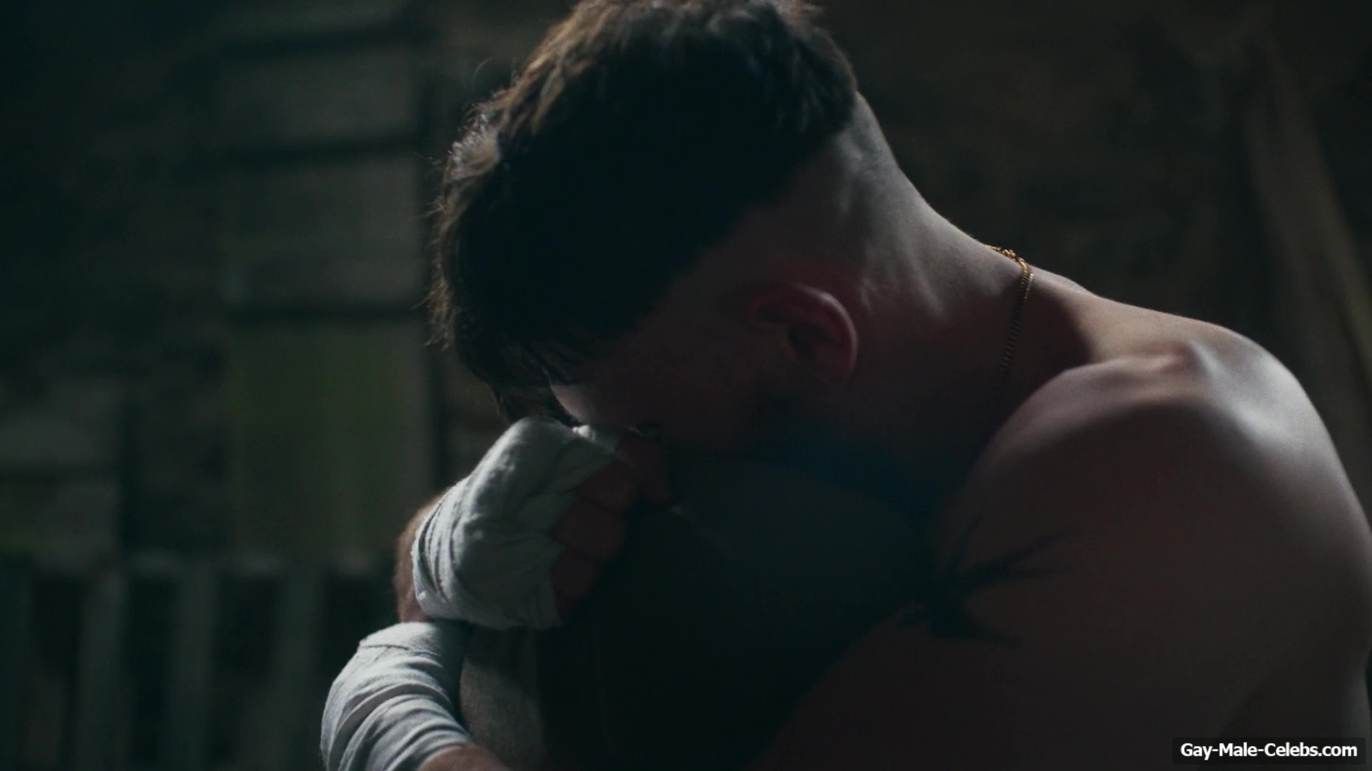 Richard Gadd shirtless in Half Man 2026