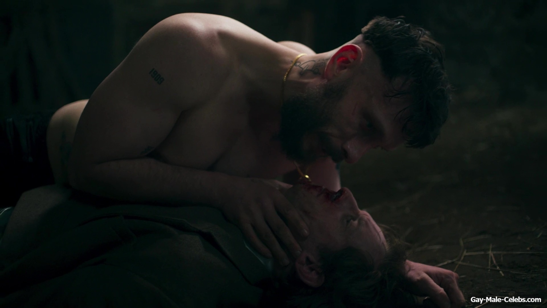 Richard Gadd shirtless in Half Man 2026