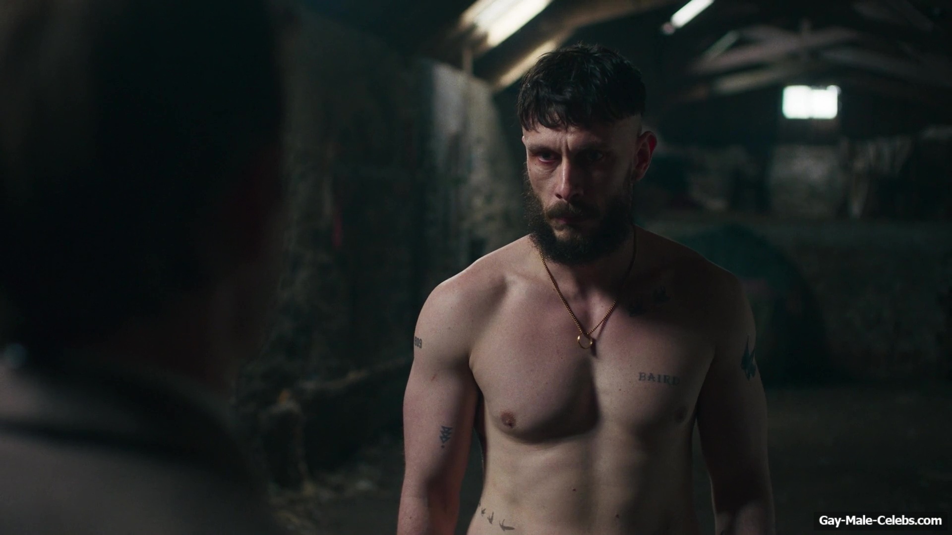 Richard Gadd shirtless in Half Man 2026