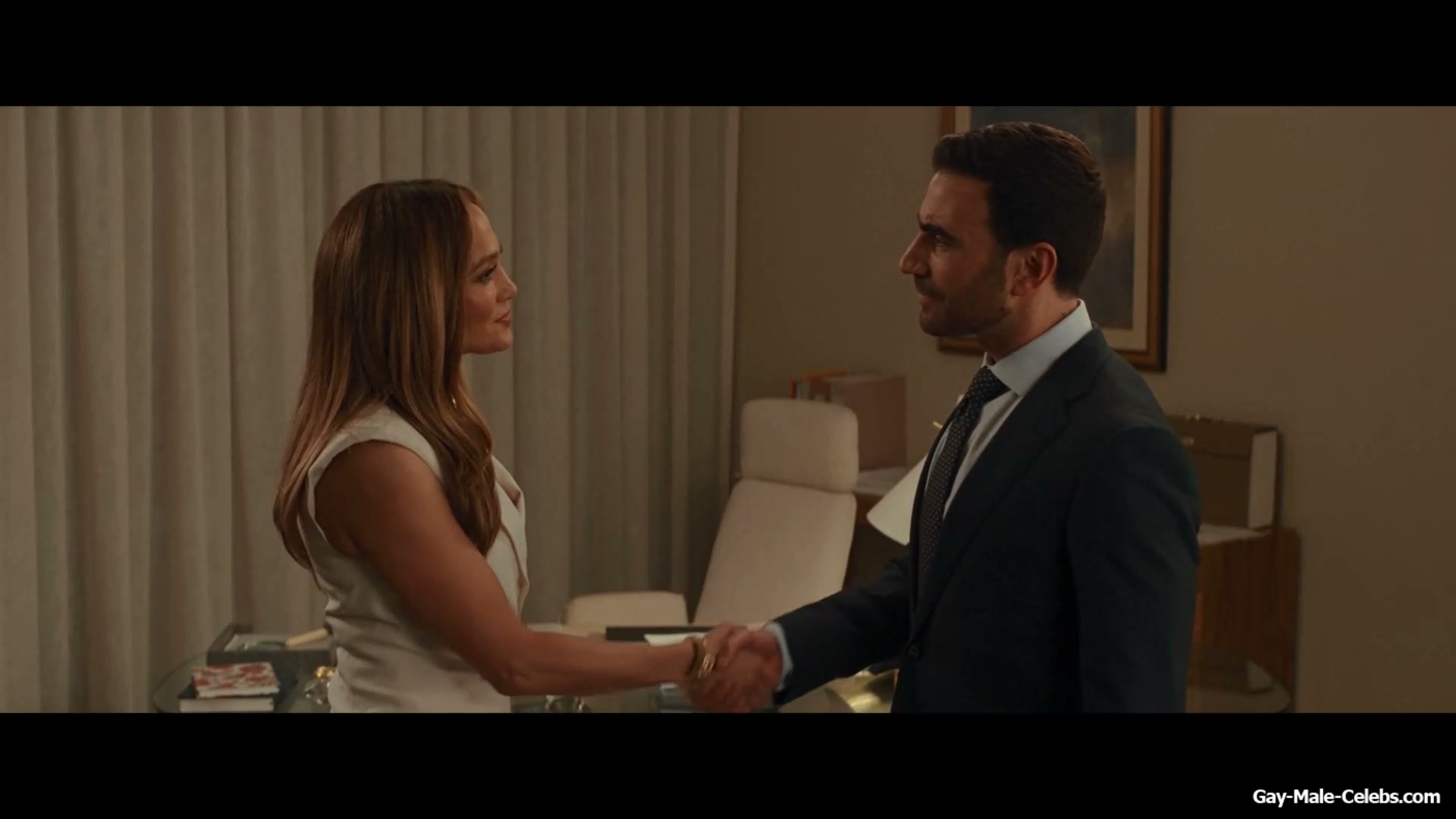 Brett Goldstein Shirtless And Erect Cock Scenes in Office Romance