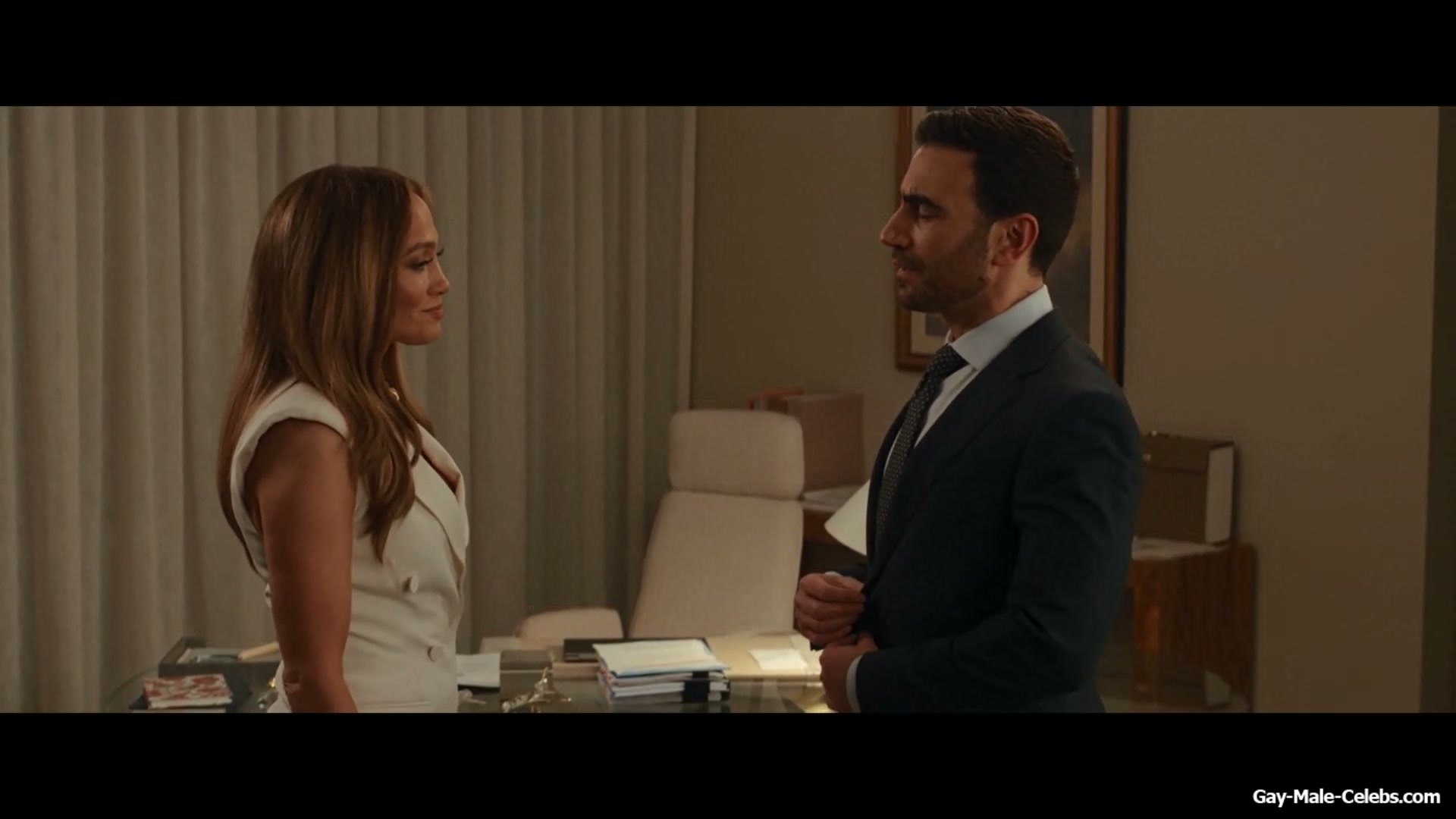 Brett Goldstein Shirtless And Erect Cock Scenes in Office Romance