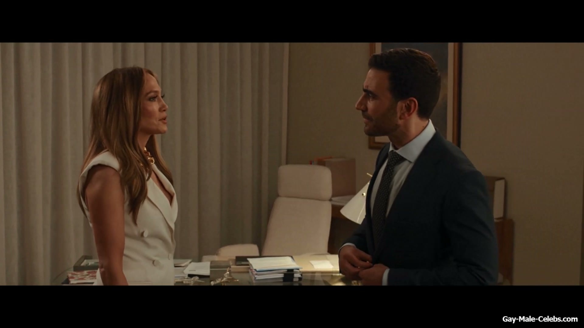 Brett Goldstein Shirtless And Erect Cock Scenes in Office Romance