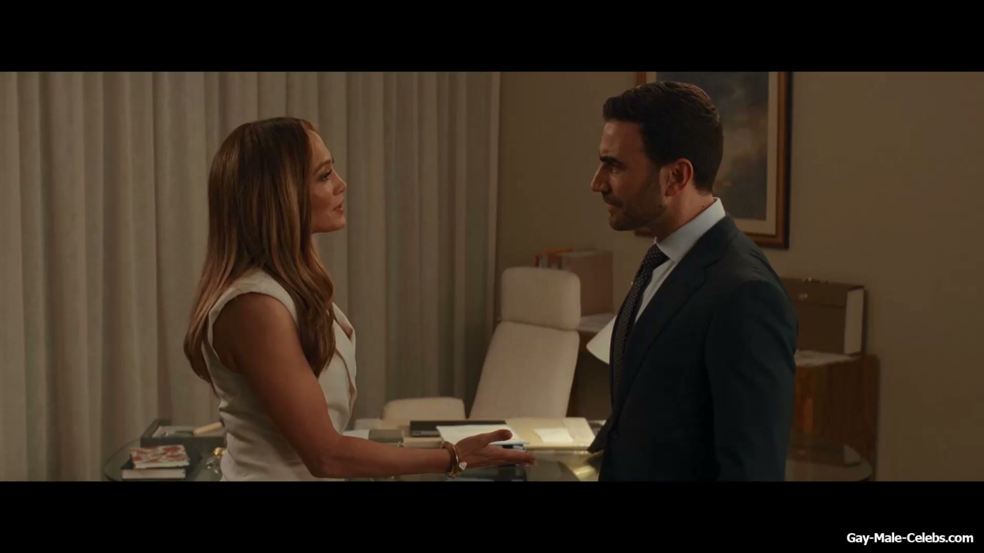 Brett Goldstein Shirtless And Erect Cock Scenes in Office Romance