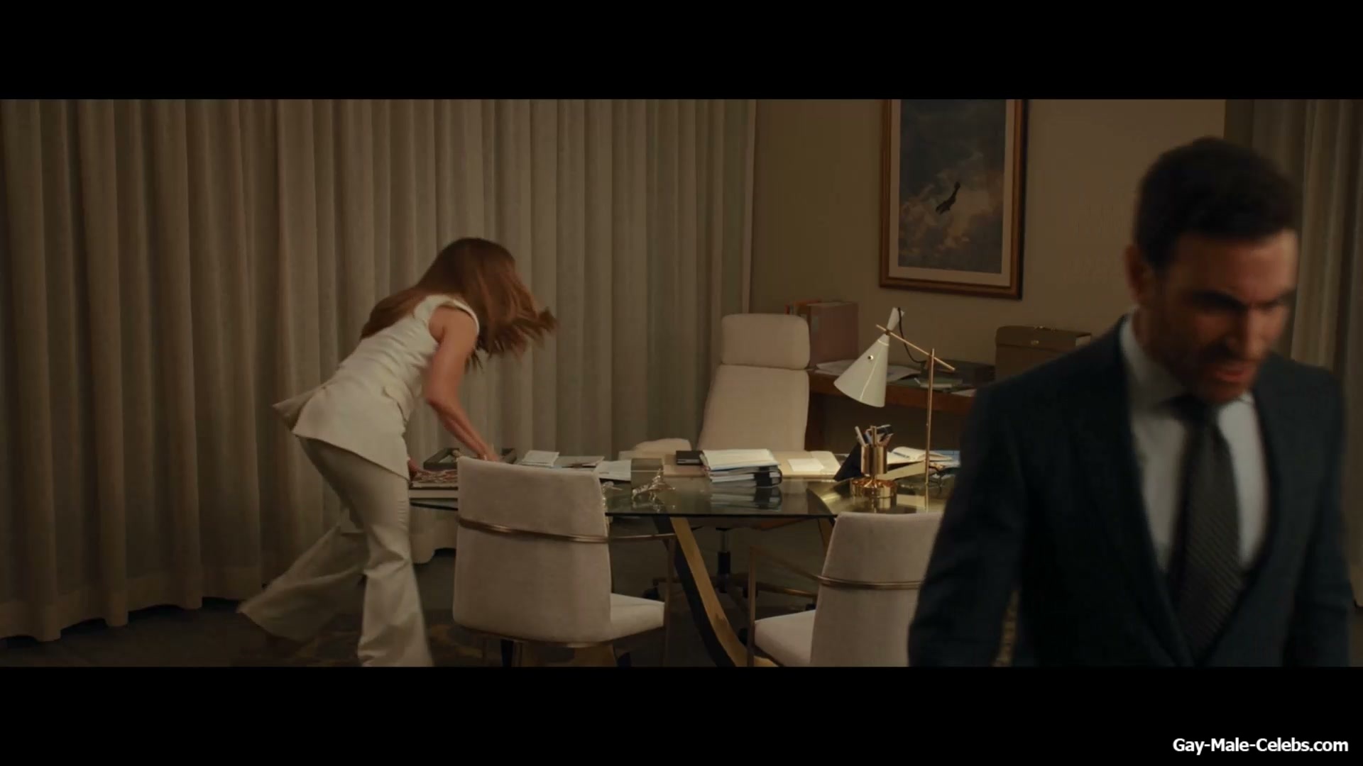 Brett Goldstein Shirtless And Erect Cock Scenes in Office Romance