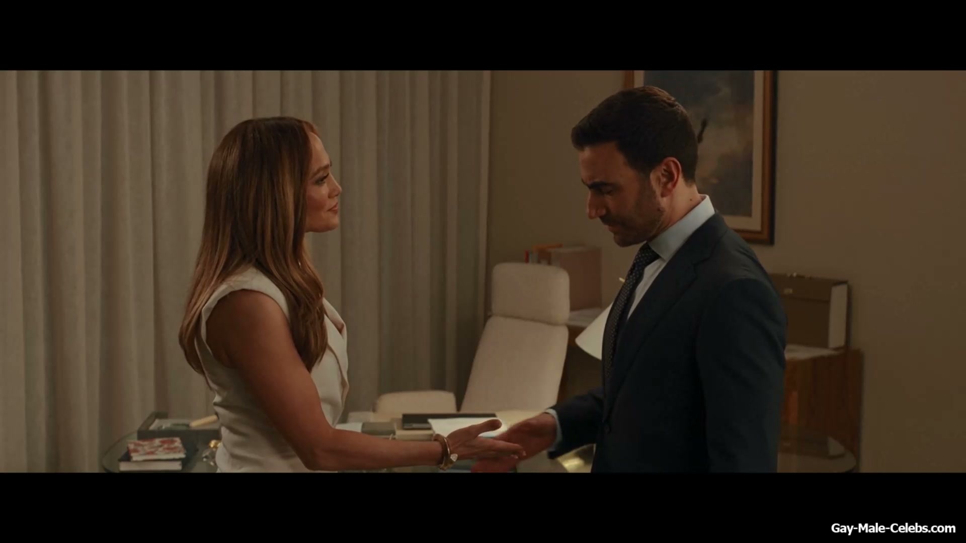 Brett Goldstein Shirtless And Erect Cock Scenes in Office Romance