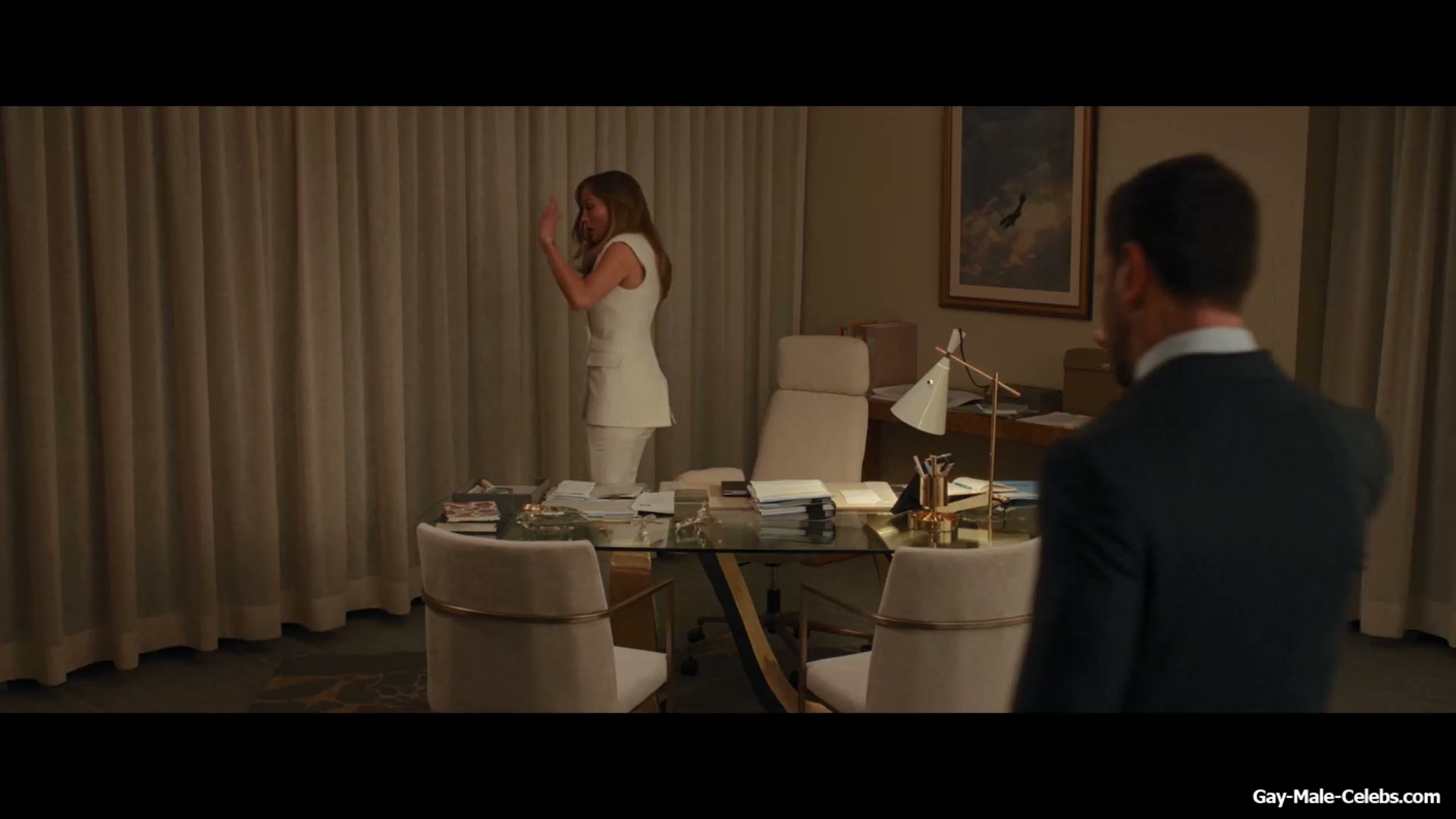 Brett Goldstein Shirtless And Erect Cock Scenes in Office Romance