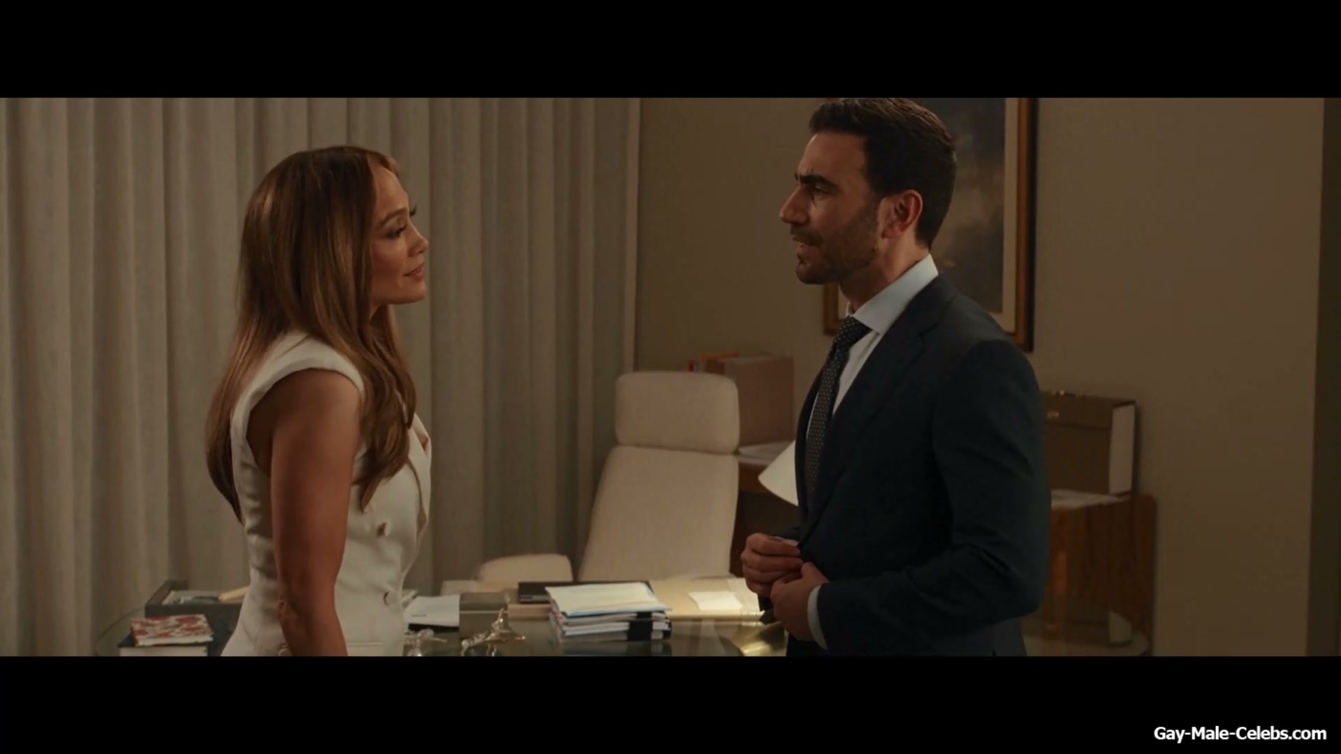 Brett Goldstein Shirtless And Erect Cock Scenes in Office Romance