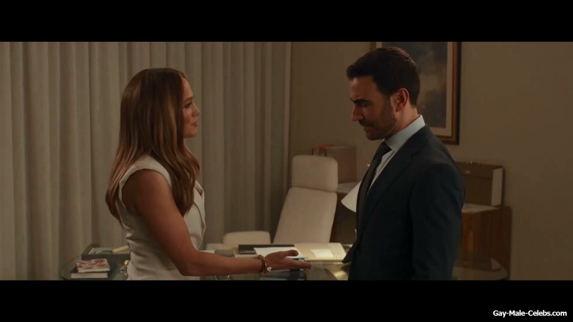 Brett Goldstein Shirtless And Erect Cock Scenes in Office Romance