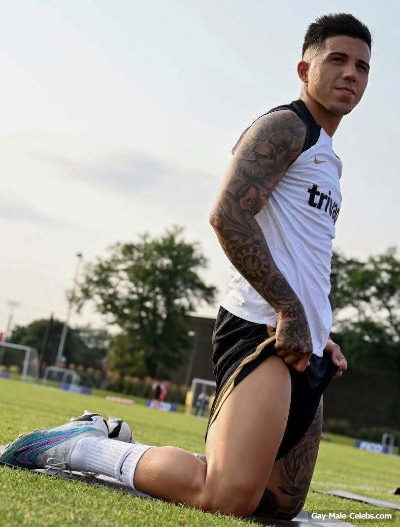 Enzo Fernandez Cock Bulge And Shaved Pubis Pics